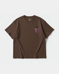 Camiseta China Hannya Big Front Oversize Basic Marron