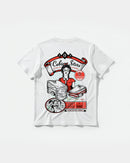 Camiseta Cubica Store Big Back Regular Basic Blanco