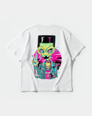 Camiseta Alien In Miami Big Back Oversize Basic Blanco