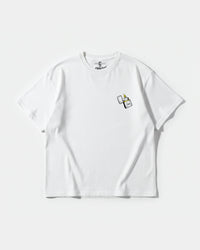 Camiseta Candela Pocket Front Oversize Basic Blanco