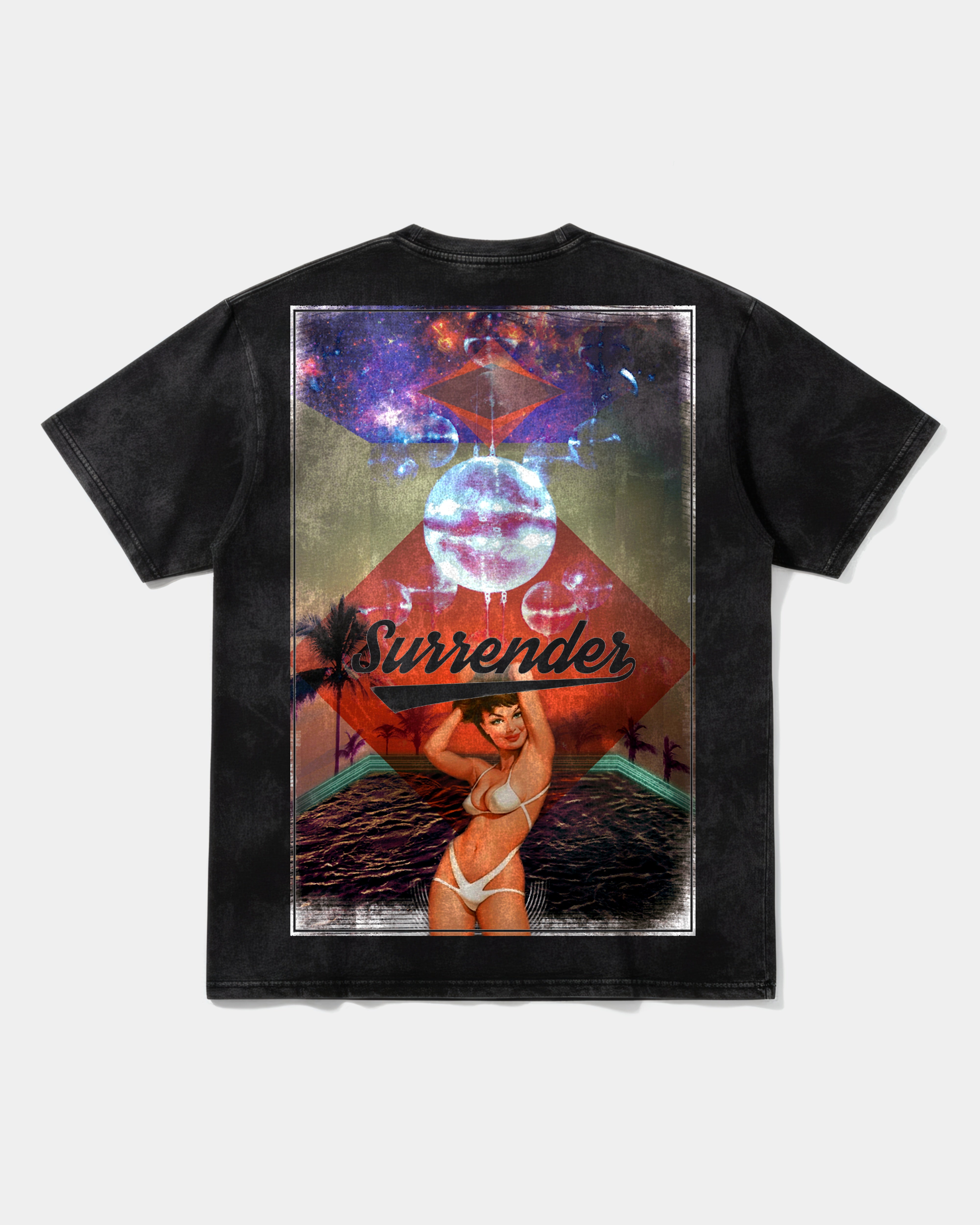 Surrender Big Back Oversize Acid T-shirt