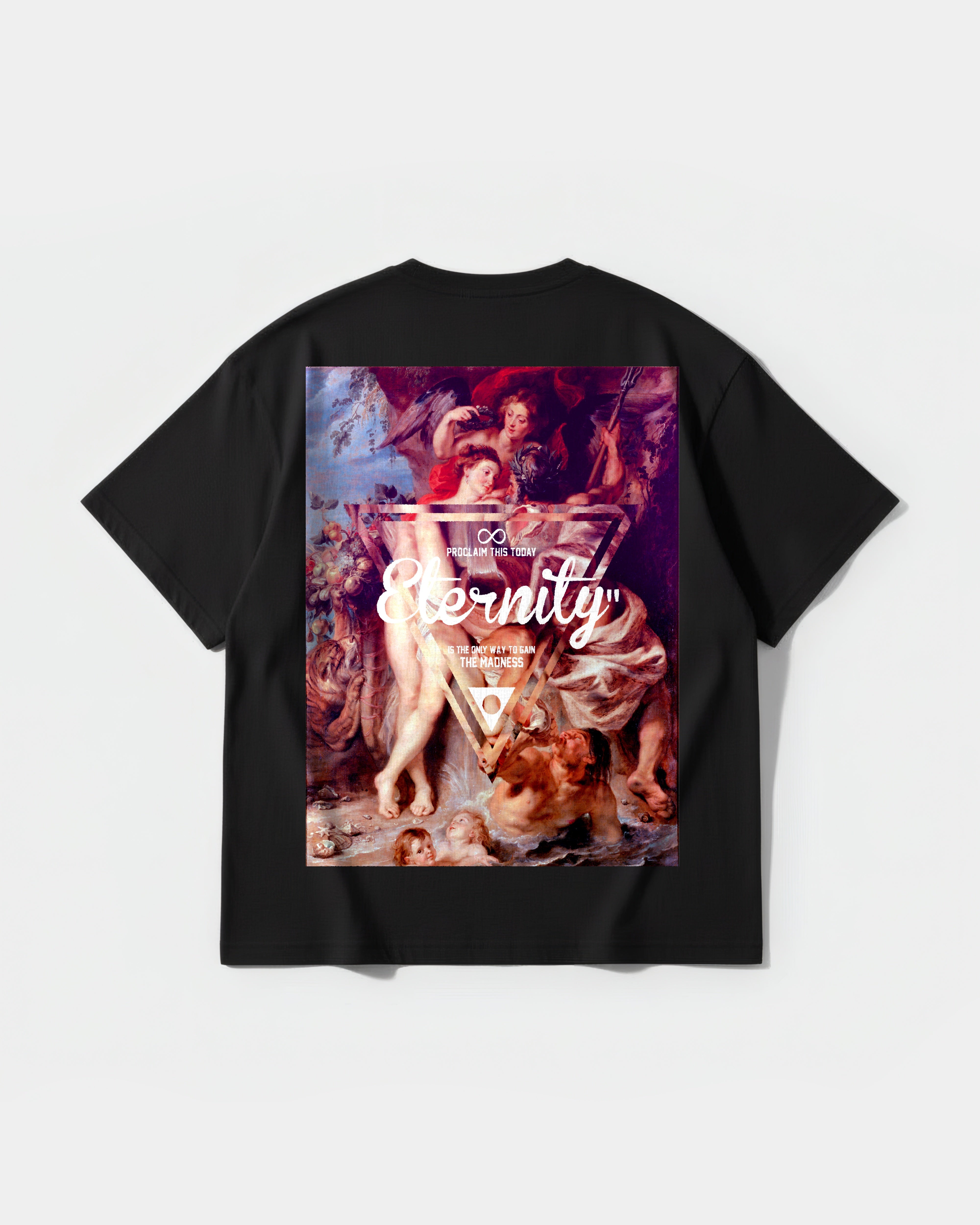 Eternity Proclaim Big Back Oversize Basic T-shirt