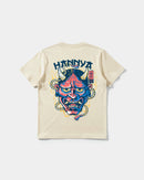Camiseta China Hannya Pocket Front Regular Basic Beige