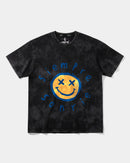 Camiseta Siempre Sonrie Pocket Front Oversize Acid Negro