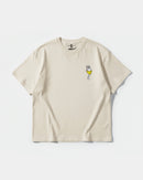 Camiseta Angry Fork Big Front Oversize Basic Beige