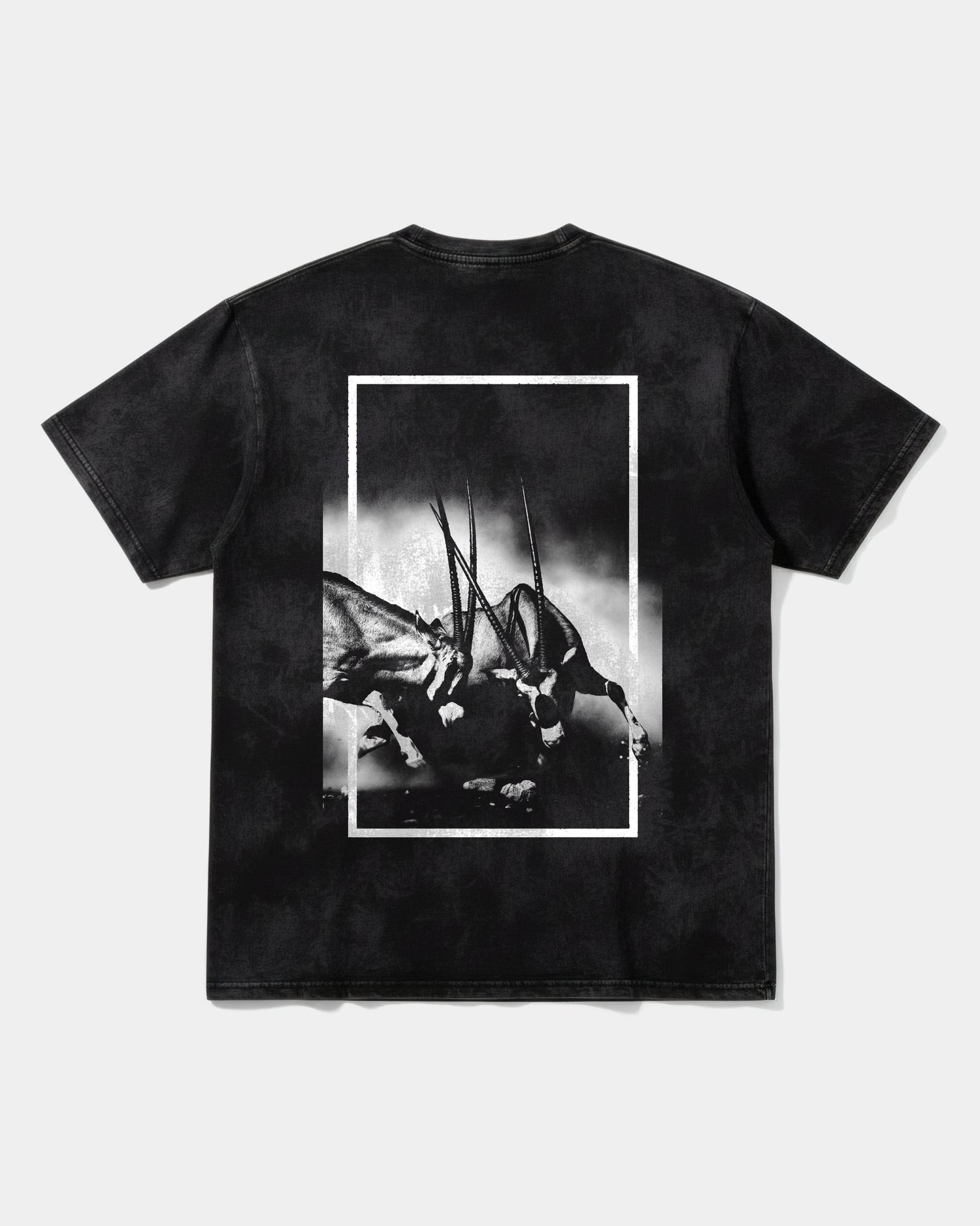 Camiseta Physical Strength Big Back Oversize Acid Negro