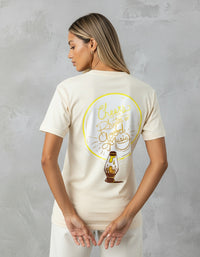 Modelo mide 1,63m y usa talla S