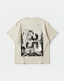 Camiseta 35 Big Back Oversize Basic Beige