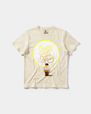 Camiseta Cheers Good Music Big Front Regular Basic Beige