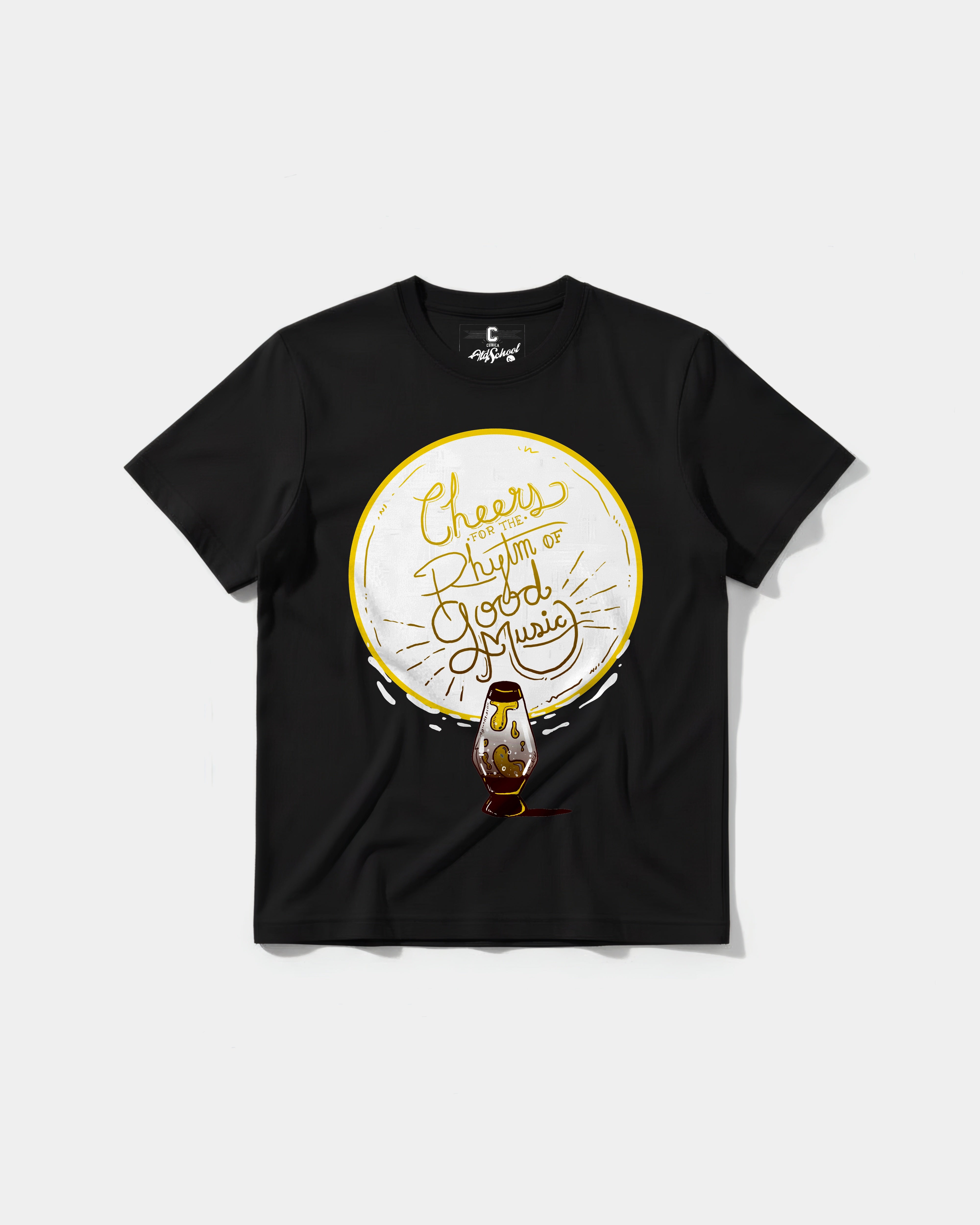 Cheers Good Music Big Front Regular Basic T-shirt