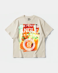 Camiseta The Perfect Angle Big Front Oversize Basic Beige