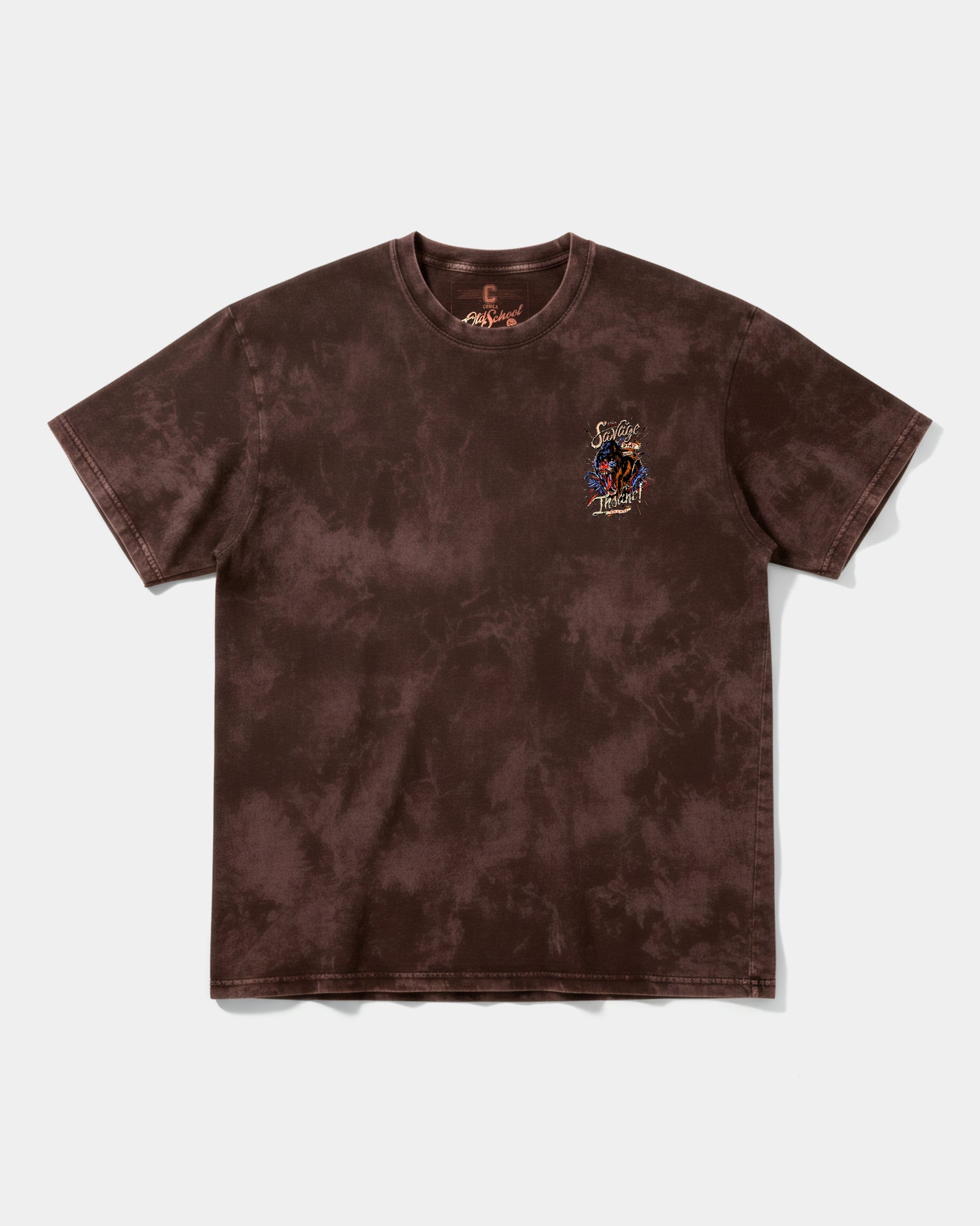 Camiseta The Savage Pocket Front Oversize Acid Marron