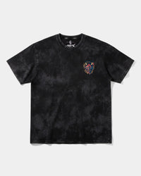 Camiseta China Hannya Big Front Oversize Acid Negro