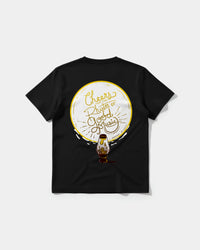 Camiseta Cheers Good Music Big Back Regular Basic Negro