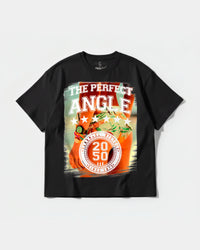 Camiseta The Perfect Angle Big Front Oversize Basic Negro