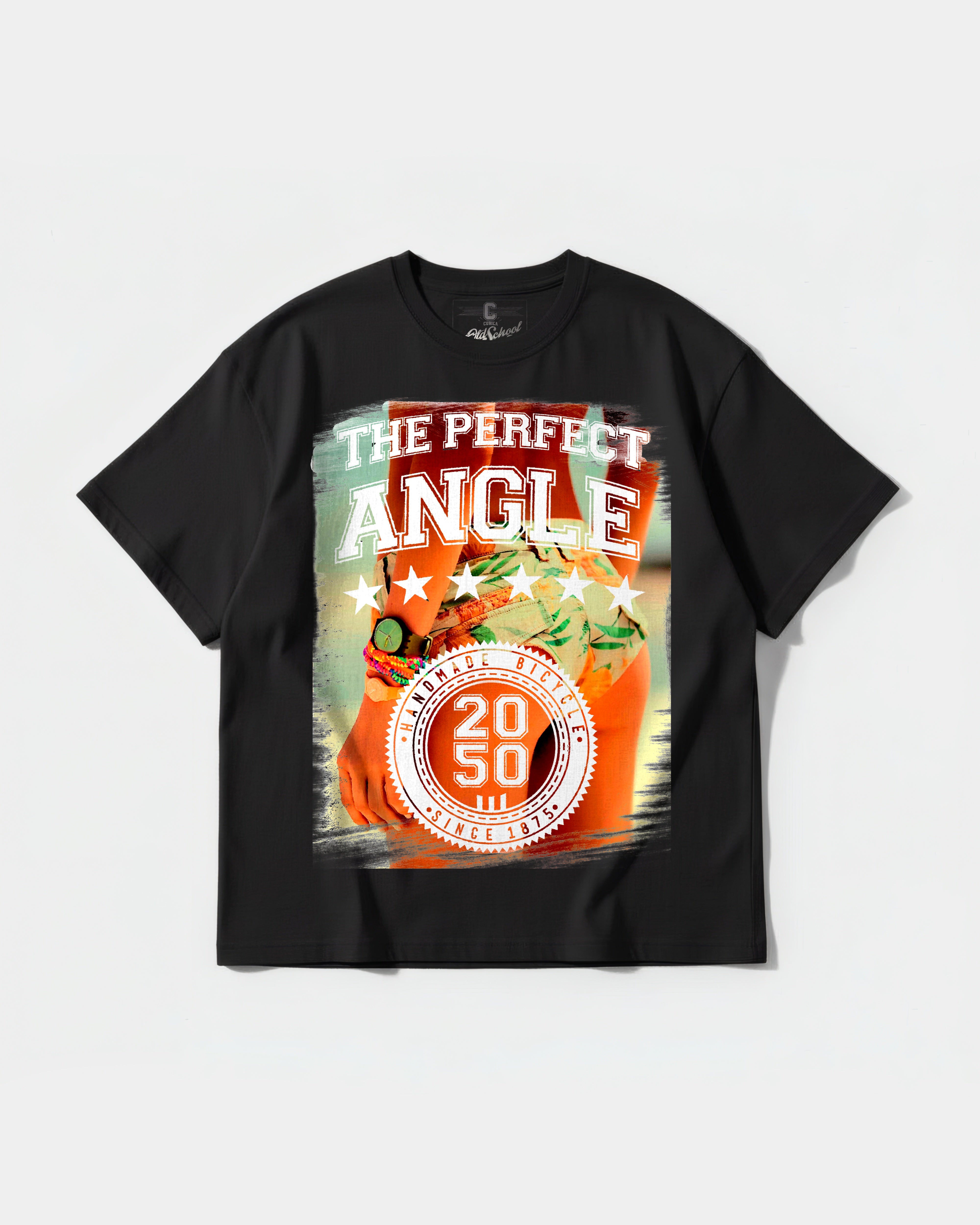 The Perfect Angle Big Front Oversize Basic T-shirt