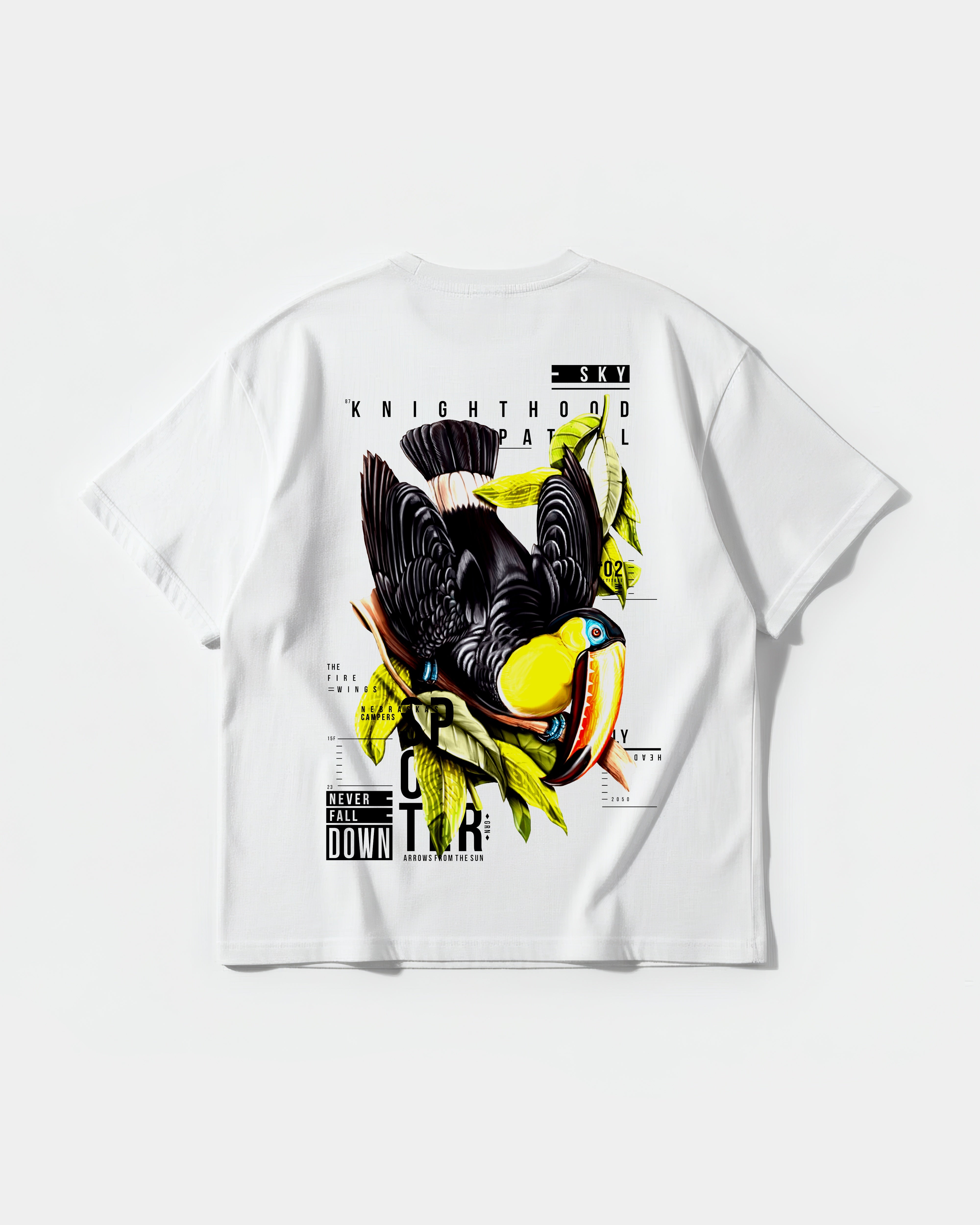 Tucan Big Back Oversize Basic T-shirt