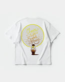 Camiseta Cheers Good Music Big Back Oversize Basic Blanco