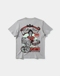 Camiseta Cubica Store Big Back Regular Basic Gris