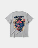 Camiseta China Hannya Pocket Front Regular Basic Gris
