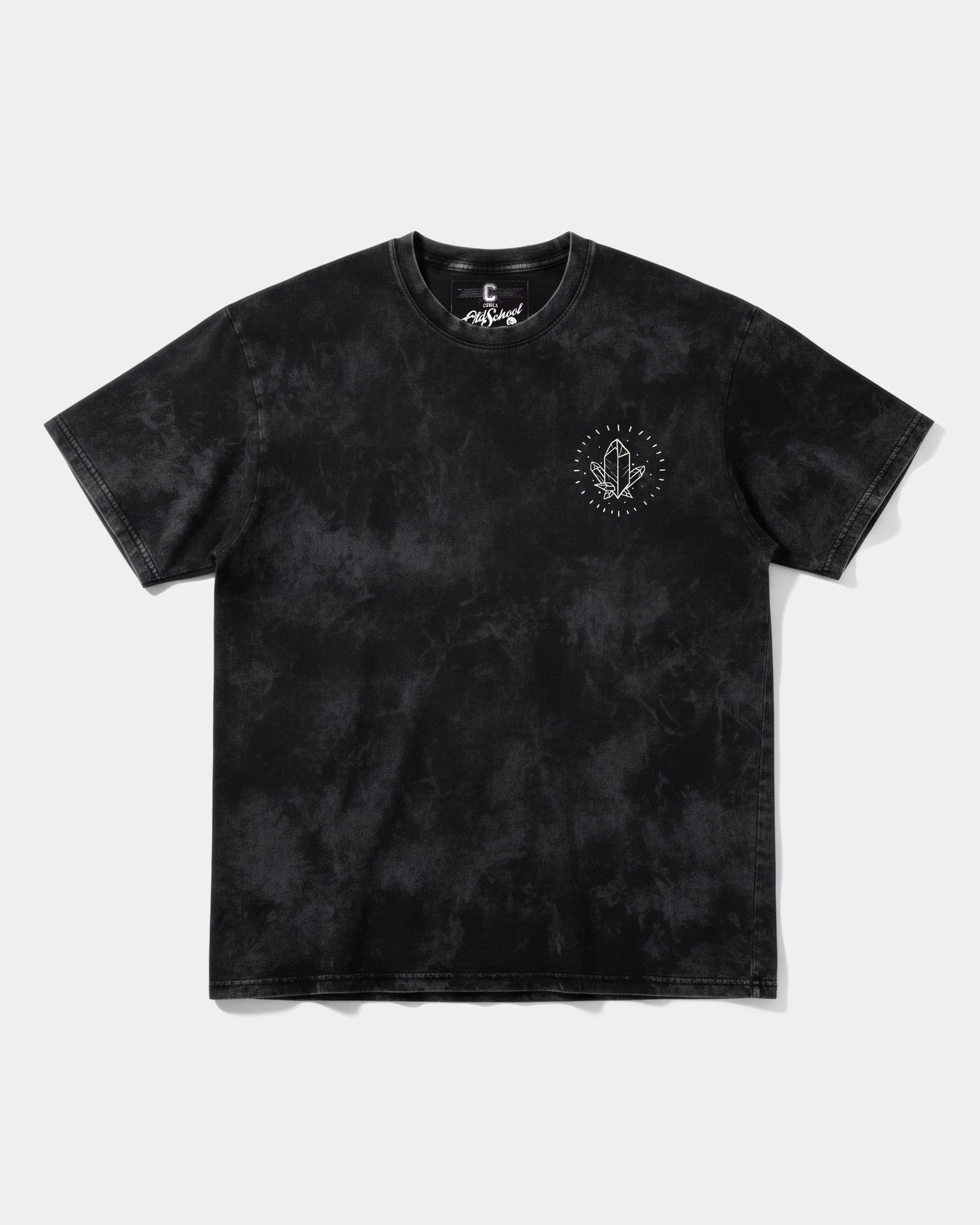 Camiseta Libertad White Pocket Front Oversize Acid Negro