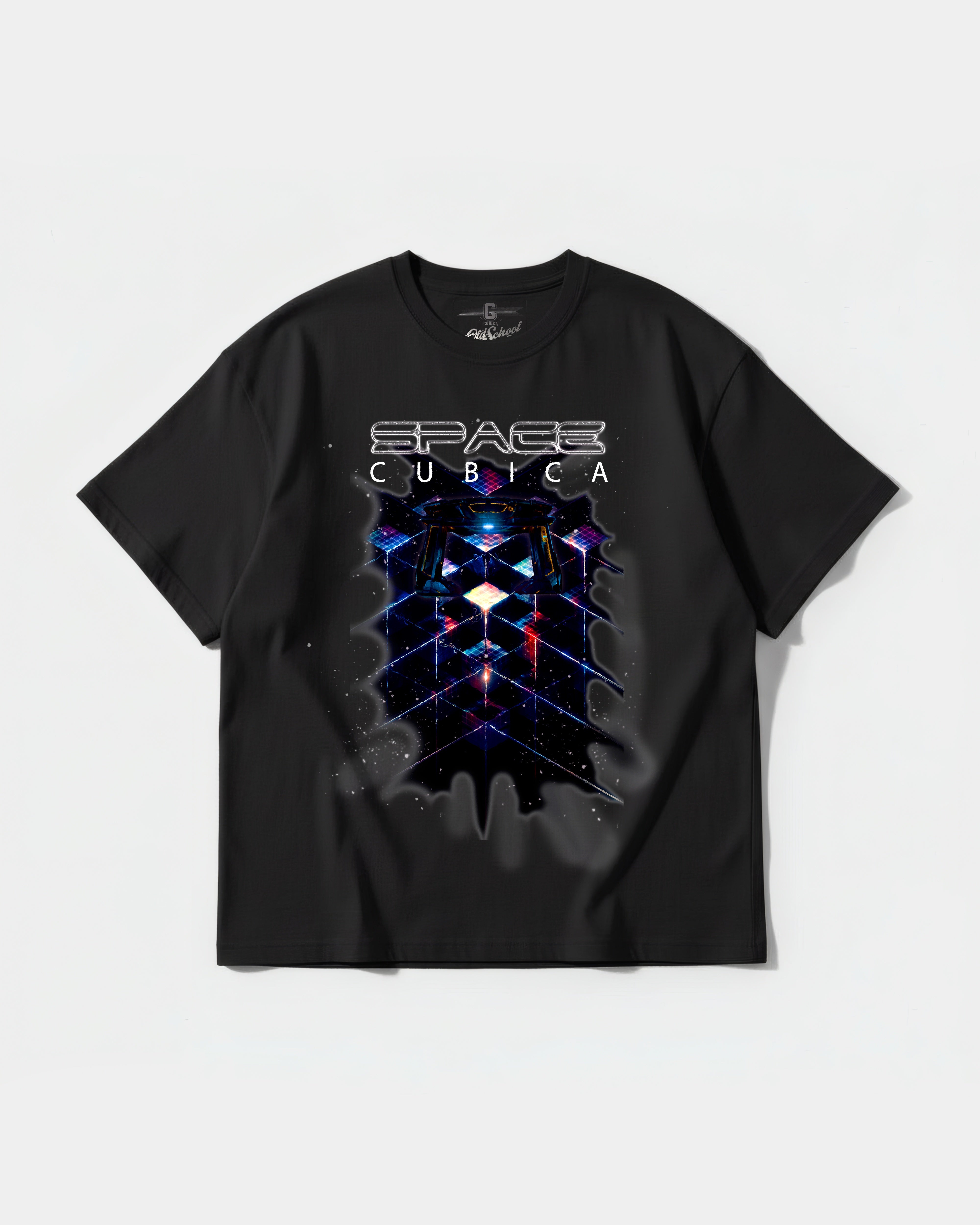 Cubica Space Big Front Oversize Basic T-shirt