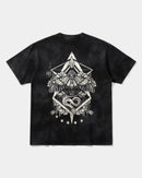 Camiseta Fire Wings Big Back Oversize Acid Negro