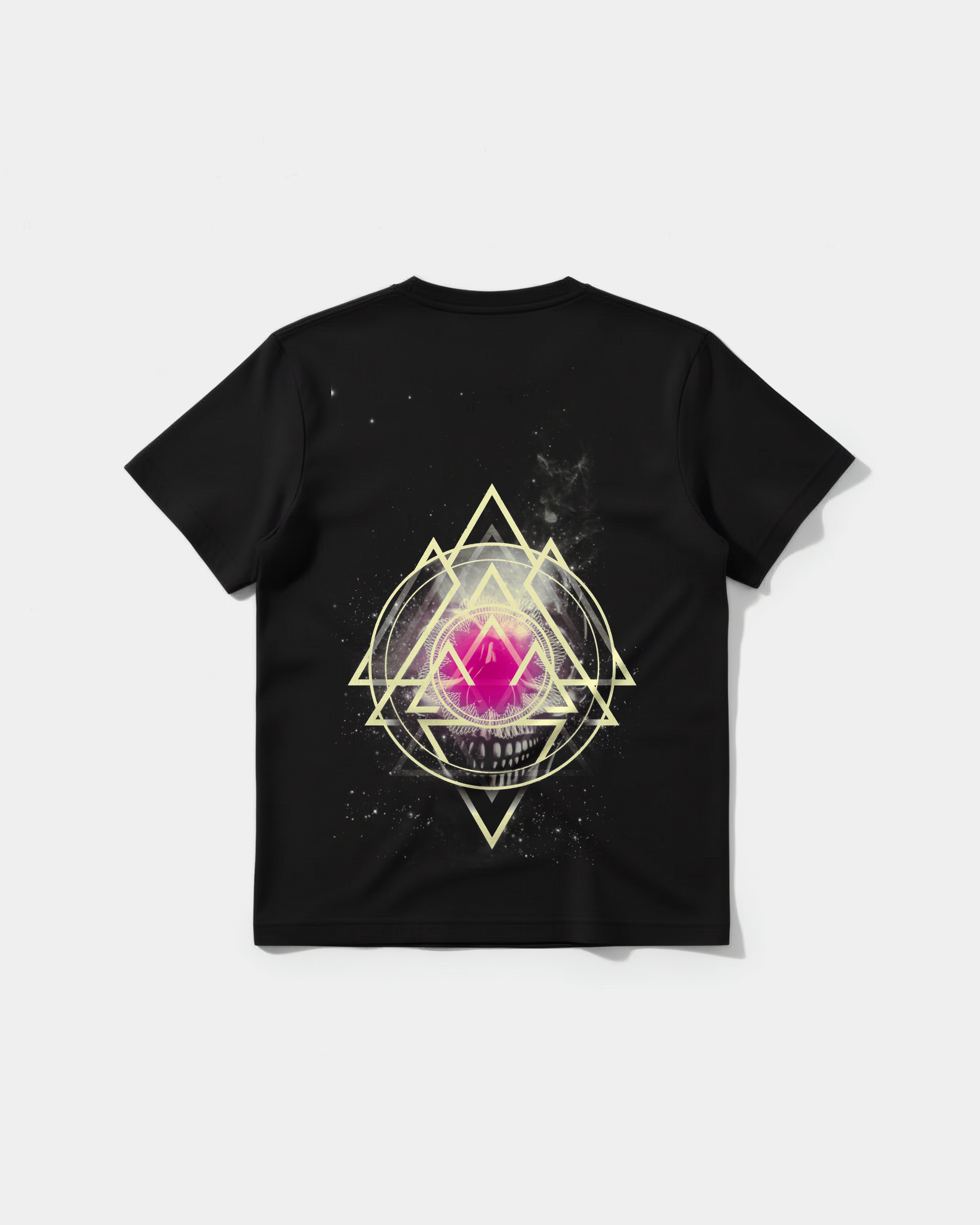 Galactic Skull Big Back Regular Basic T-shirt