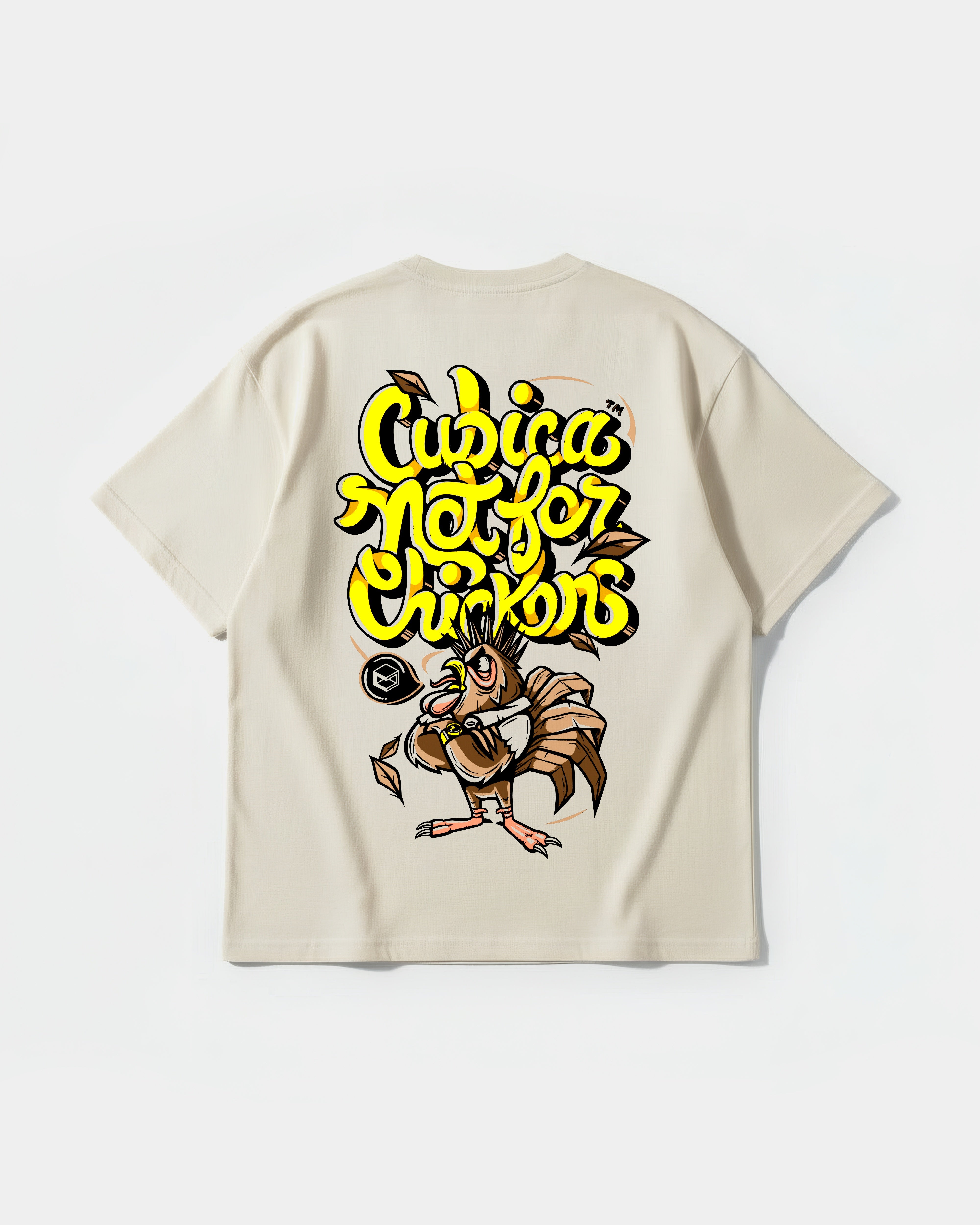 Not For Chickens Big Back Oversize Basic T-shirt