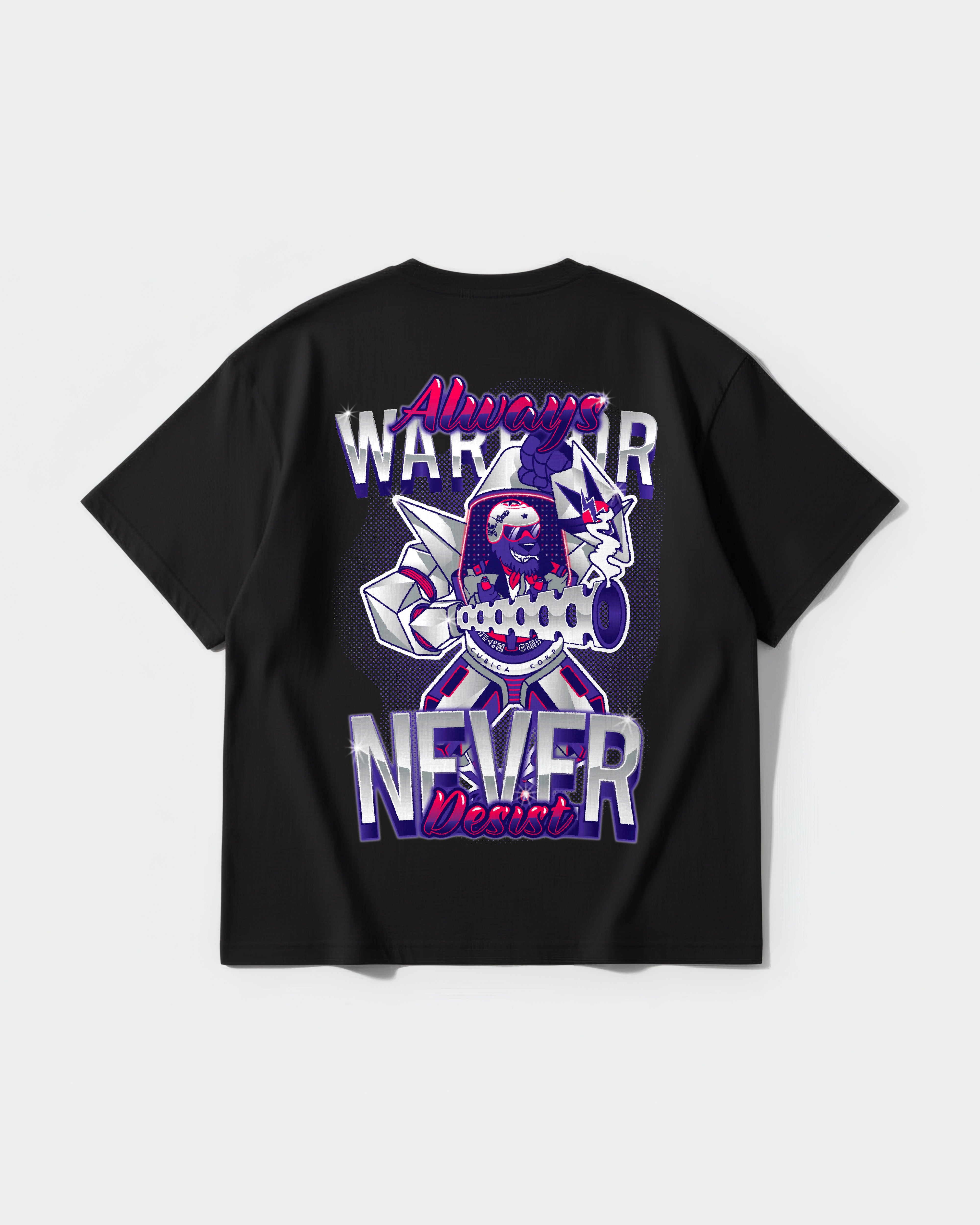 Warrior Big Back Oversize Basic T-shirt