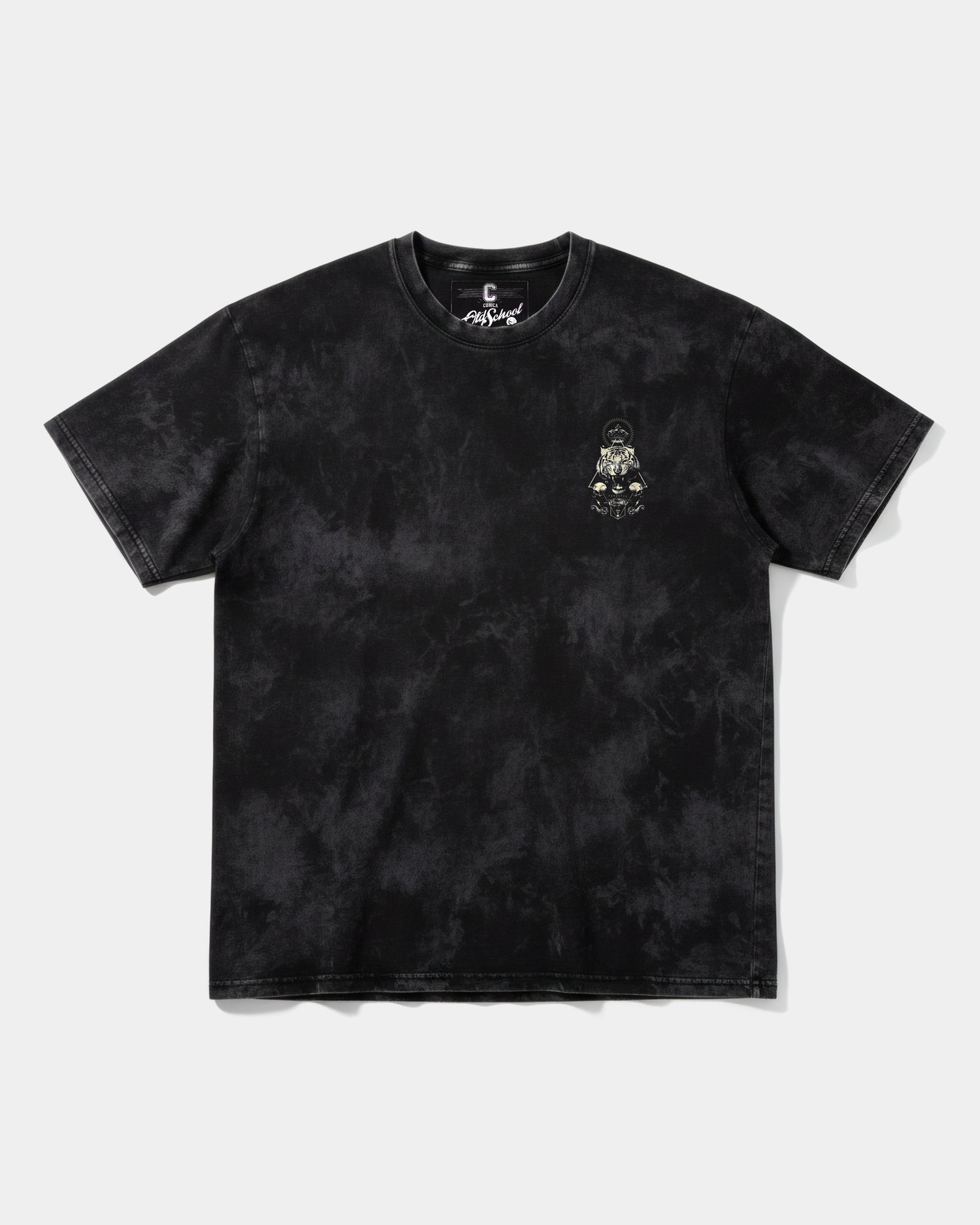 Camiseta Forceful Pocket Front Oversize Acid Negro