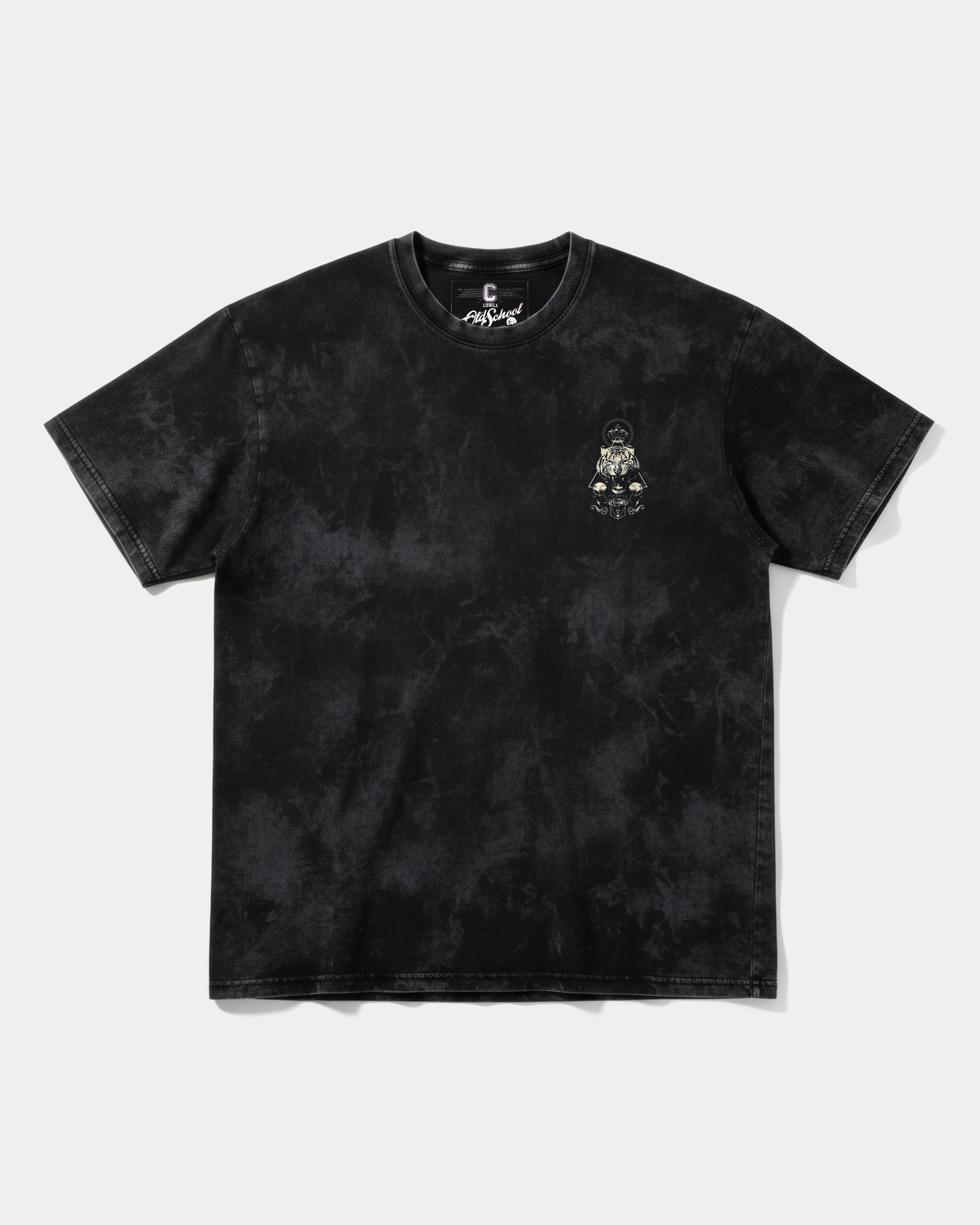 Forceful Pocket Front Oversize Acid T-Shirt