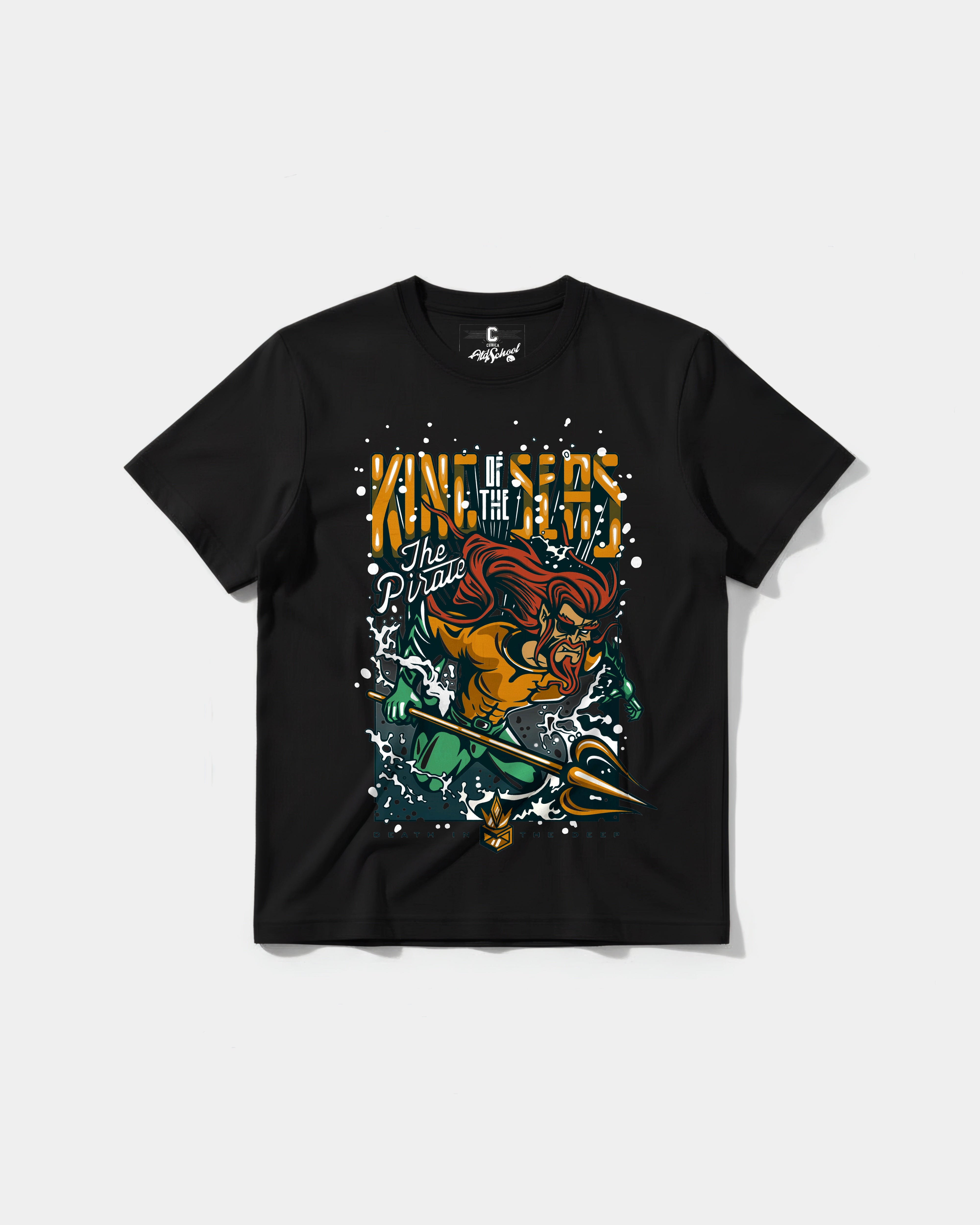 King Of Seas Big Front Regular Basic T-shirt