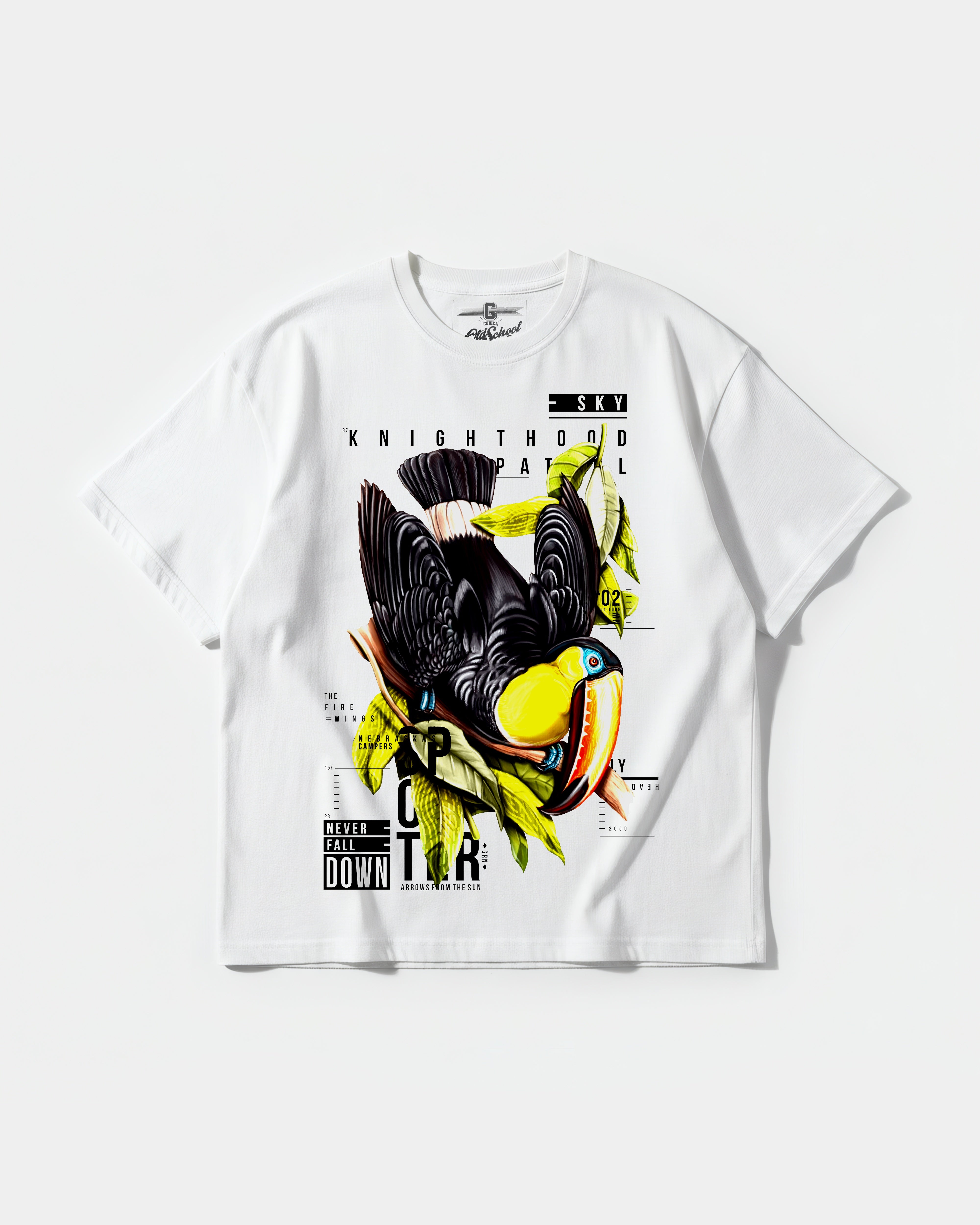 Tucan Big Front Oversize Basic T-shirt