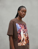 Modelo mide 1,76m y usa talla M