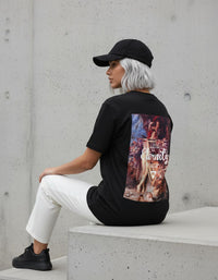 Modelo mide 1,64m y usa talla S