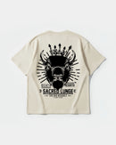 Camiseta Sacred Lunge Big Back Oversize Basic Beige