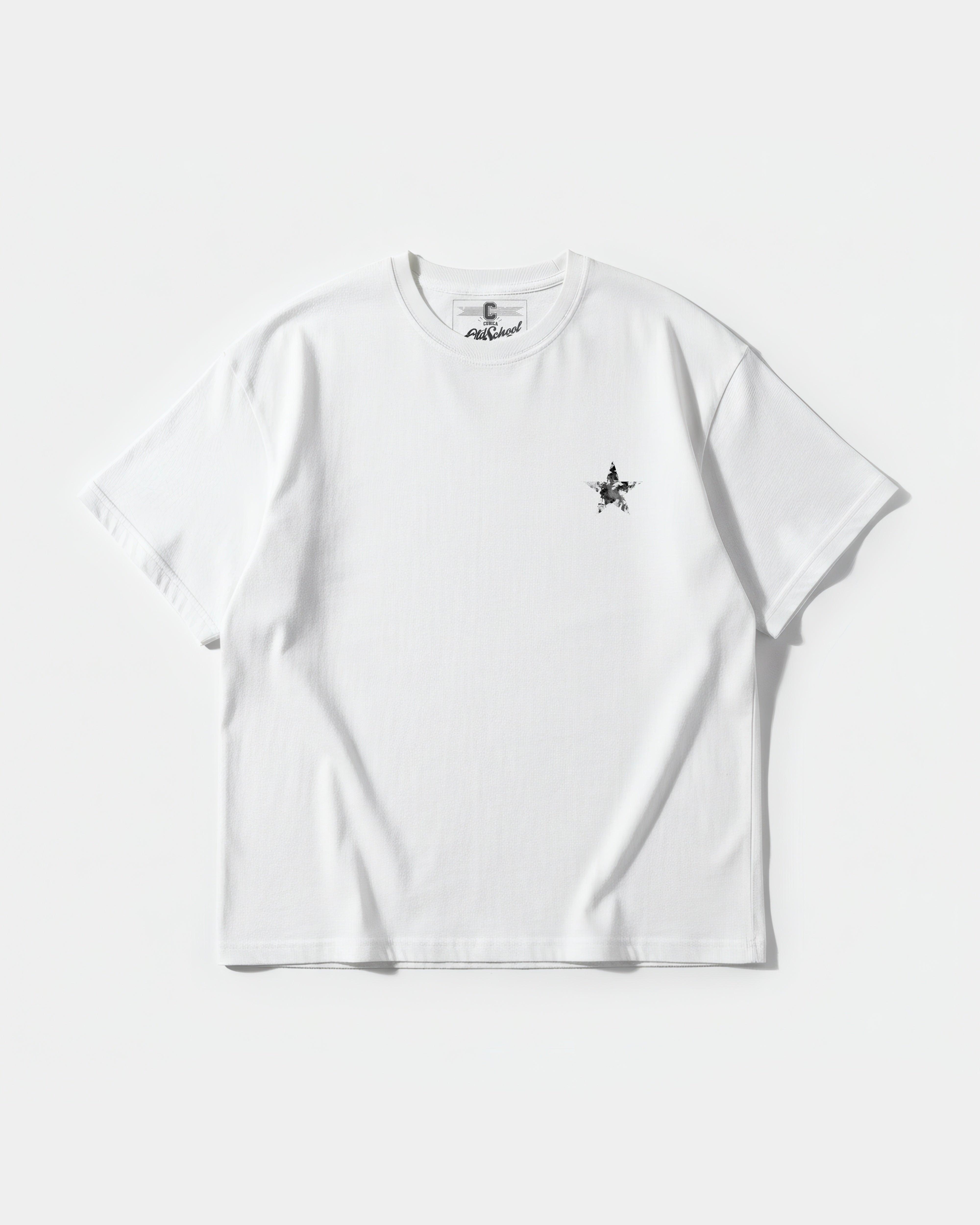 Camiseta Skull Tiger Pocket Front Oversize Basic