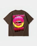 Camiseta Do You Want Pocket Oversize Front Basic Marron