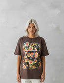 Modelo mide 1,64m y usa talla S