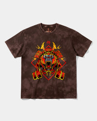 Camiseta Gorilla Samurai Big Front Oversize Acid Marron