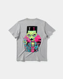 Camiseta Alien In Miami Big Back Regular Basic Gris