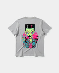 Camiseta Alien In Miami Big Back Regular Basic Gris