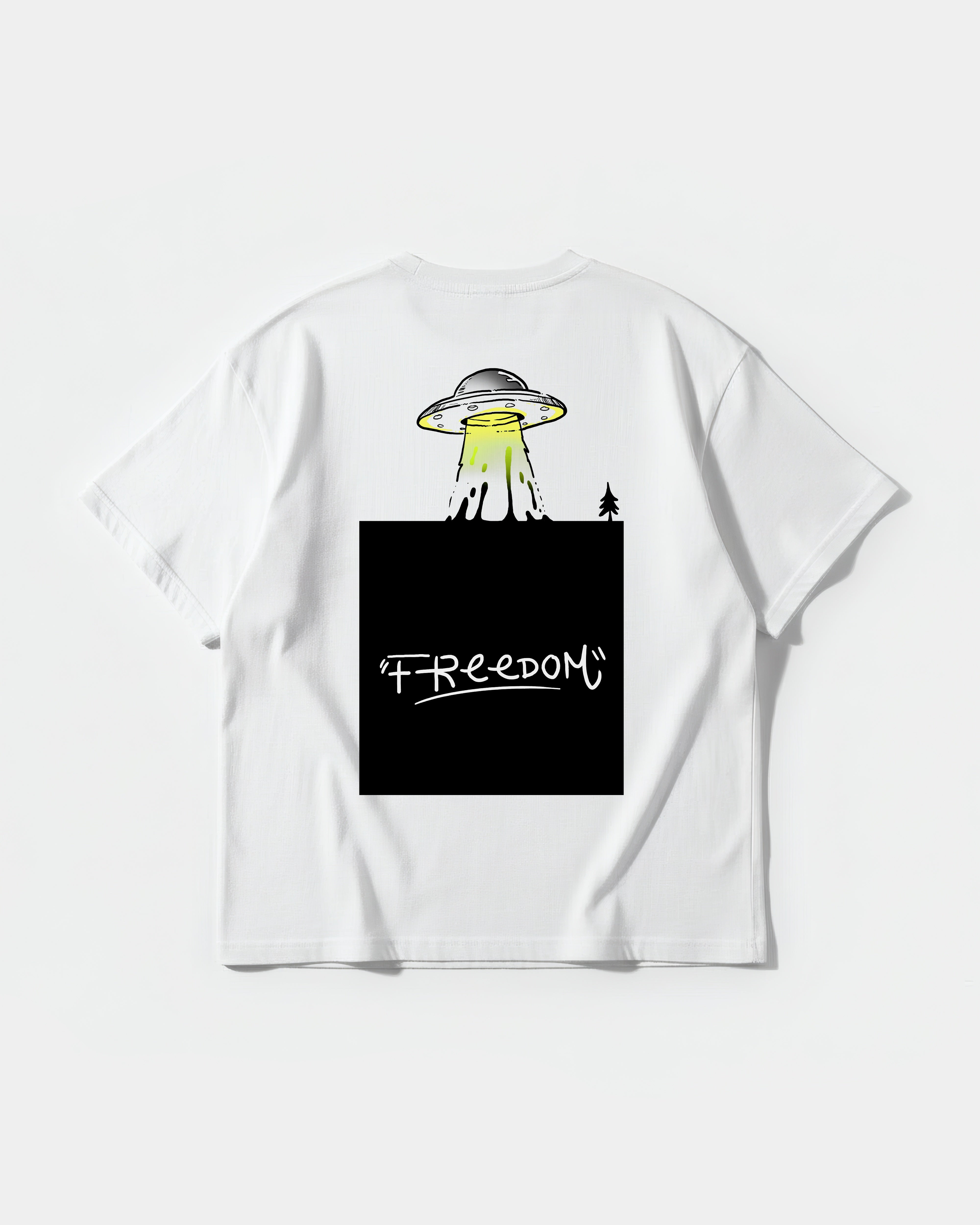 Freedom Ufo Big Back Oversize Basic T-shirt