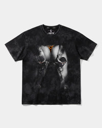 Camiseta Woman Gun Big Front Oversize Acid Negro