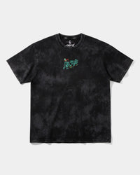 Camiseta Hipster Bear Pocket Front Oversize Acid Negro