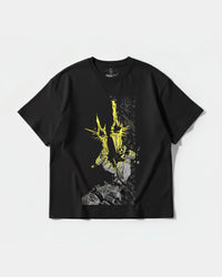 Camiseta Gun Pool Big Oversize Front Basic Negro