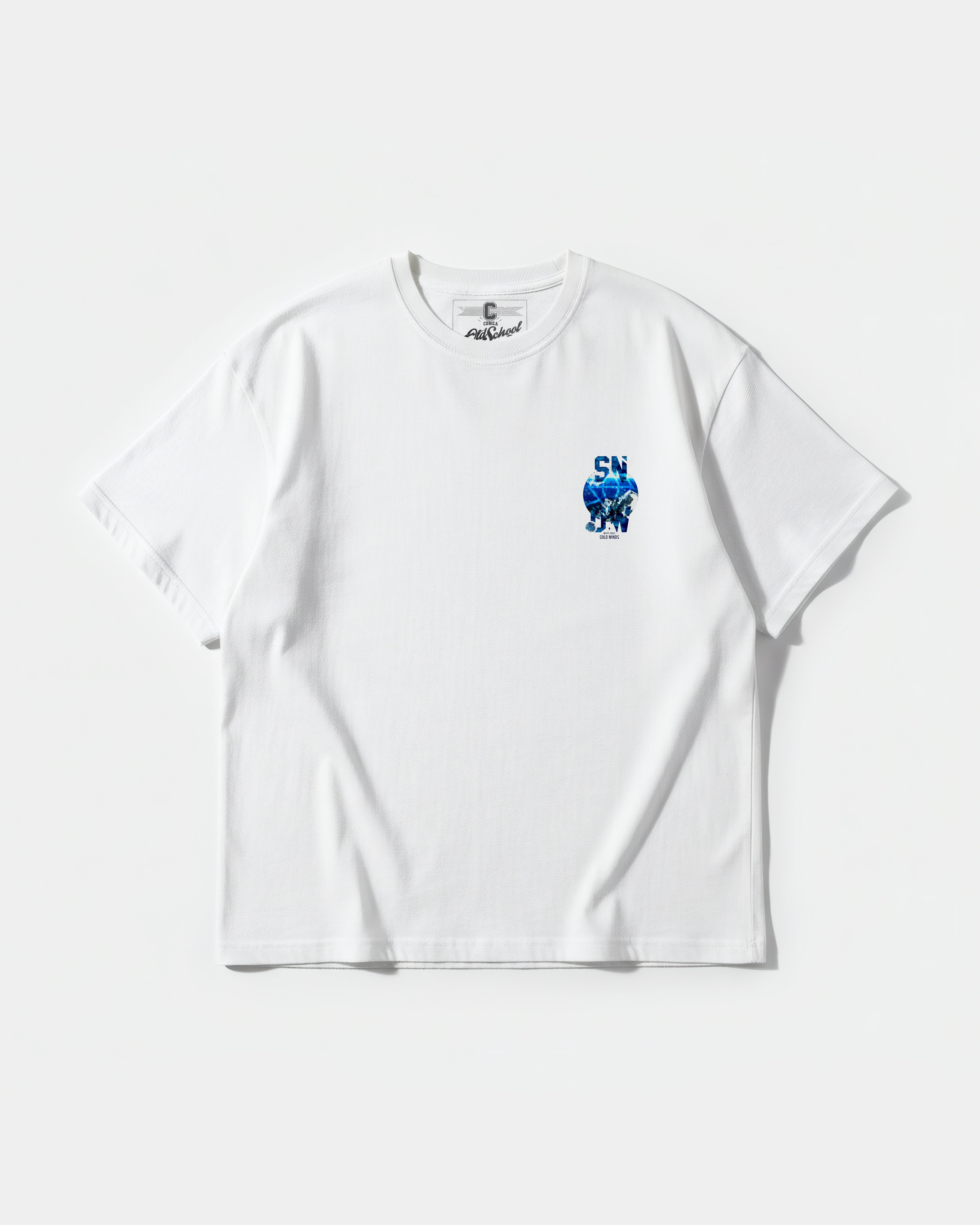 Cold Mind Pocket Front Oversize Basic T-shirt