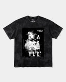 Camiseta Golden Night Big Front Oversize Acid Negro