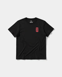 Camiseta China Hannya Pocket Front Regular Basic Negro